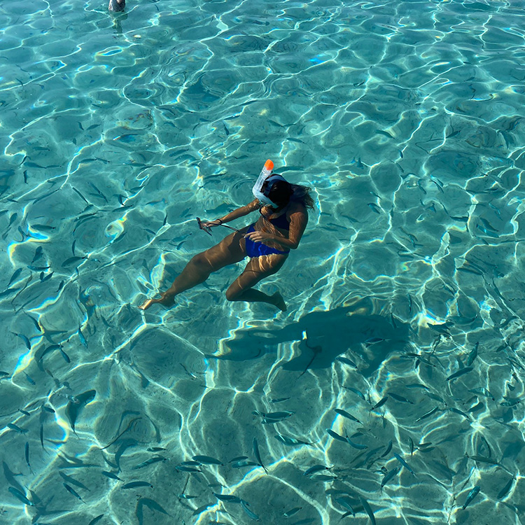 navetta in gommone per le spiagge dell'arcipelago di la maddalena